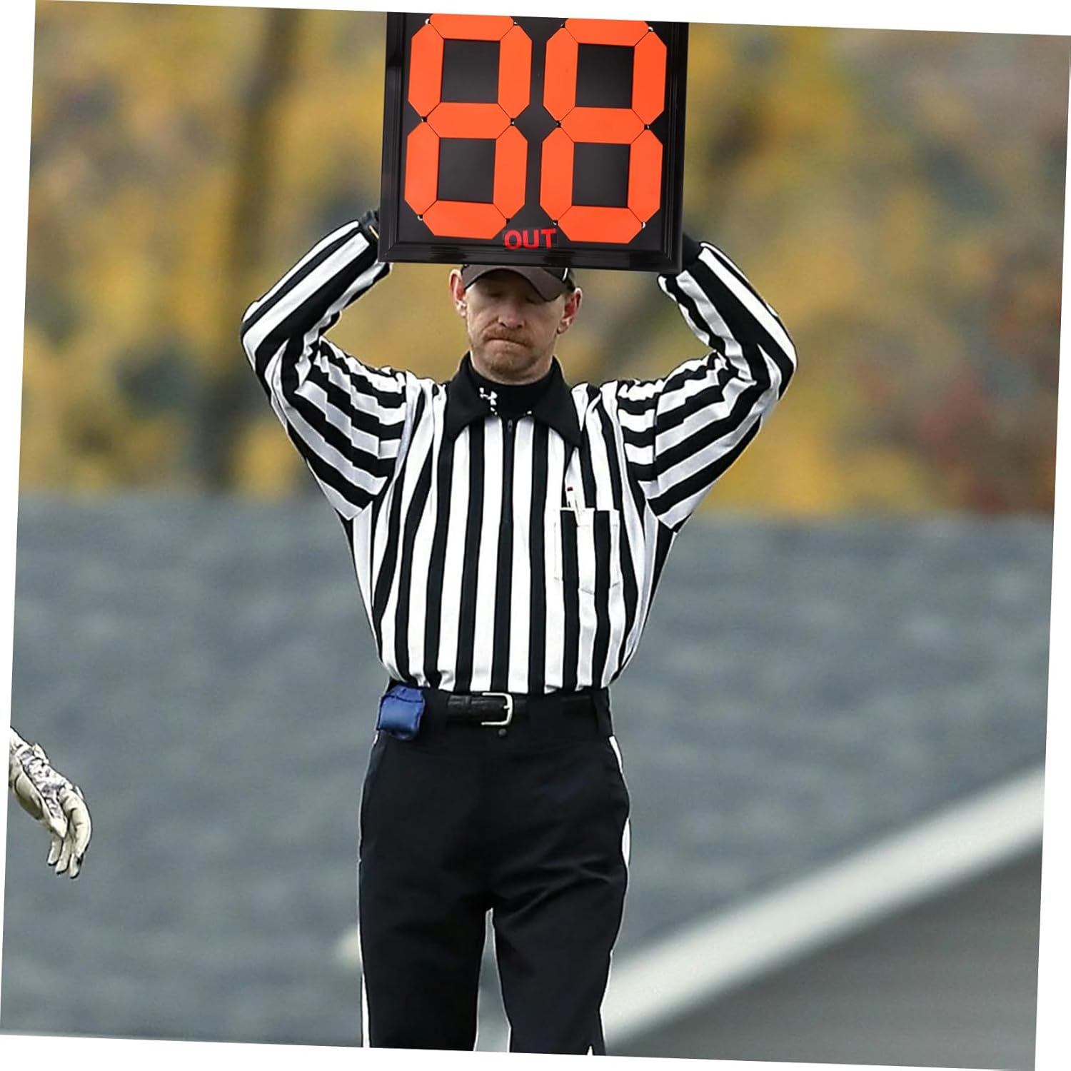 Yardwe Manual Referee Equipment Soccer Referee Sign Football Substitution Board for Match