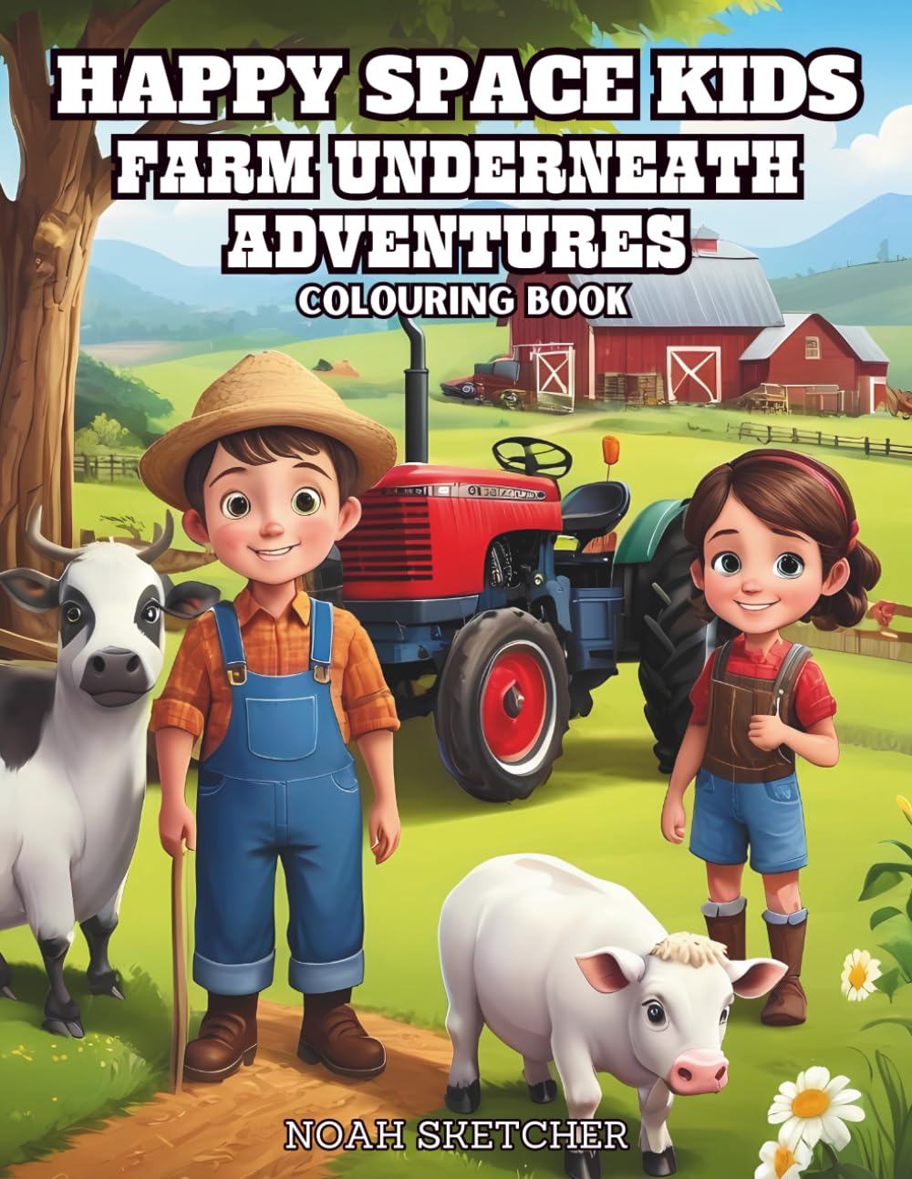 FARM UNDERNEATH COLOURING BOOK FOR KIDS: Colour the Hidden World Beneath the Farm (HAPPYSPACE KIDS)