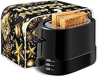 Vista 129 de Marbling Butterfly Print 2 Slice Toaster Dust Cover, Kitchen Small Appliance, Anti Dust and Fingerprint Bread Machine Cover