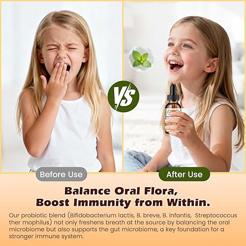 Miniatura 6 de Gotas para el tratamiento del apetito y el mal aliento - Probióticos orales para la salud bucal Aumento de peso para niños y adultos Dieta Control