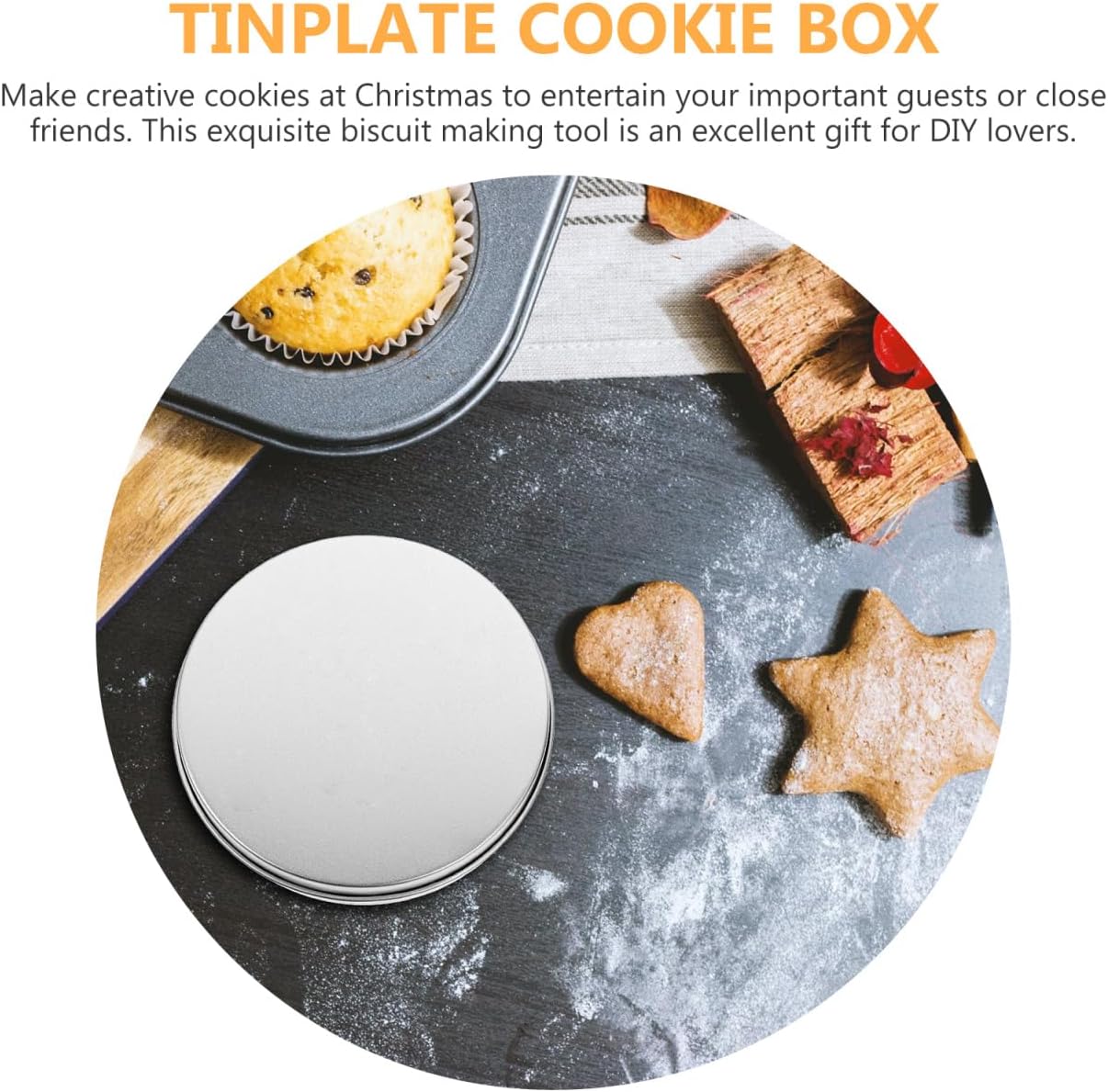 Korean Sugar Candy Making Tools 2pcs Sugar Game Kit Games Cookie Press Molds with Tinplate Storage Box Cake Decoration Tool Stamper