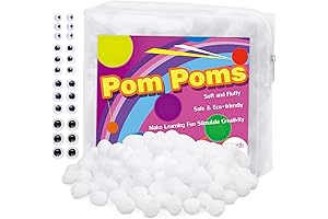 Veroave:150 Pcs Premium White Pompoms for Crafts - Unleash Your Creativity!