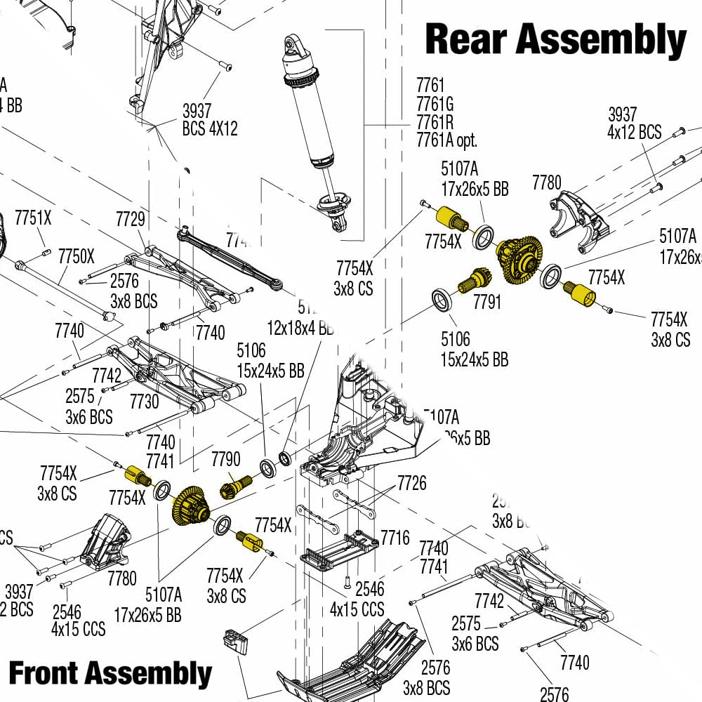 1 Paar Metall-Diff-Antriebsbecher Für Traxxas X-Maxx 1/5 – Upgrade-Teile Für RC Truck