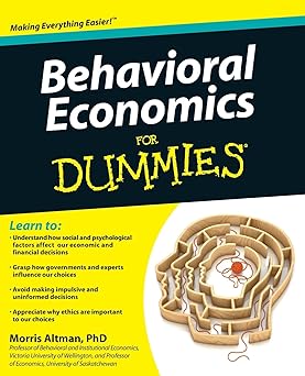 Behavioral Economics For Dummies-Wow! eBook