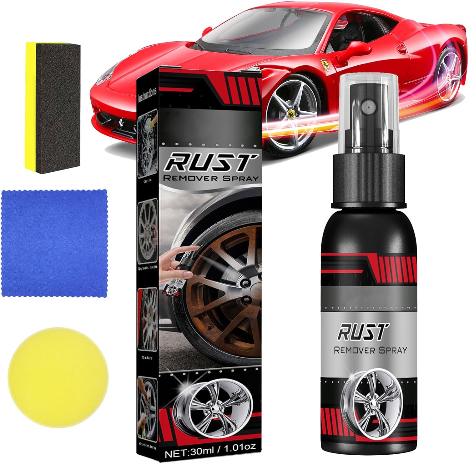 New Rust Remover Spray for Metal,Multifunctional Metal Rust