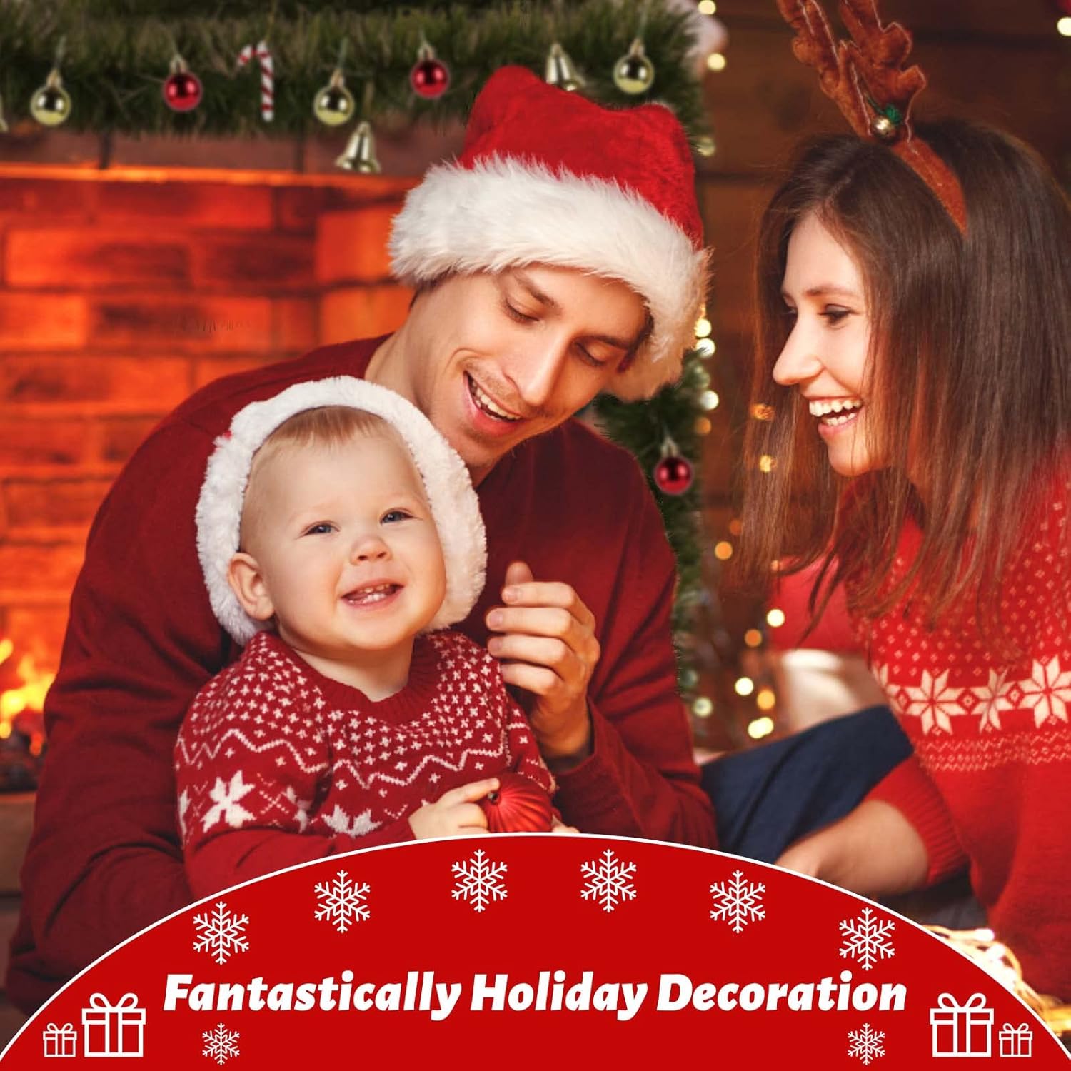 5 Pack 250FT Christmas Green Garland Flower for Christmas and Non-Lit Soft Holiday Decor for Outdoor Indoor Artificial Twist Greenery Garland Home Artificial Wedding Party Decoration
