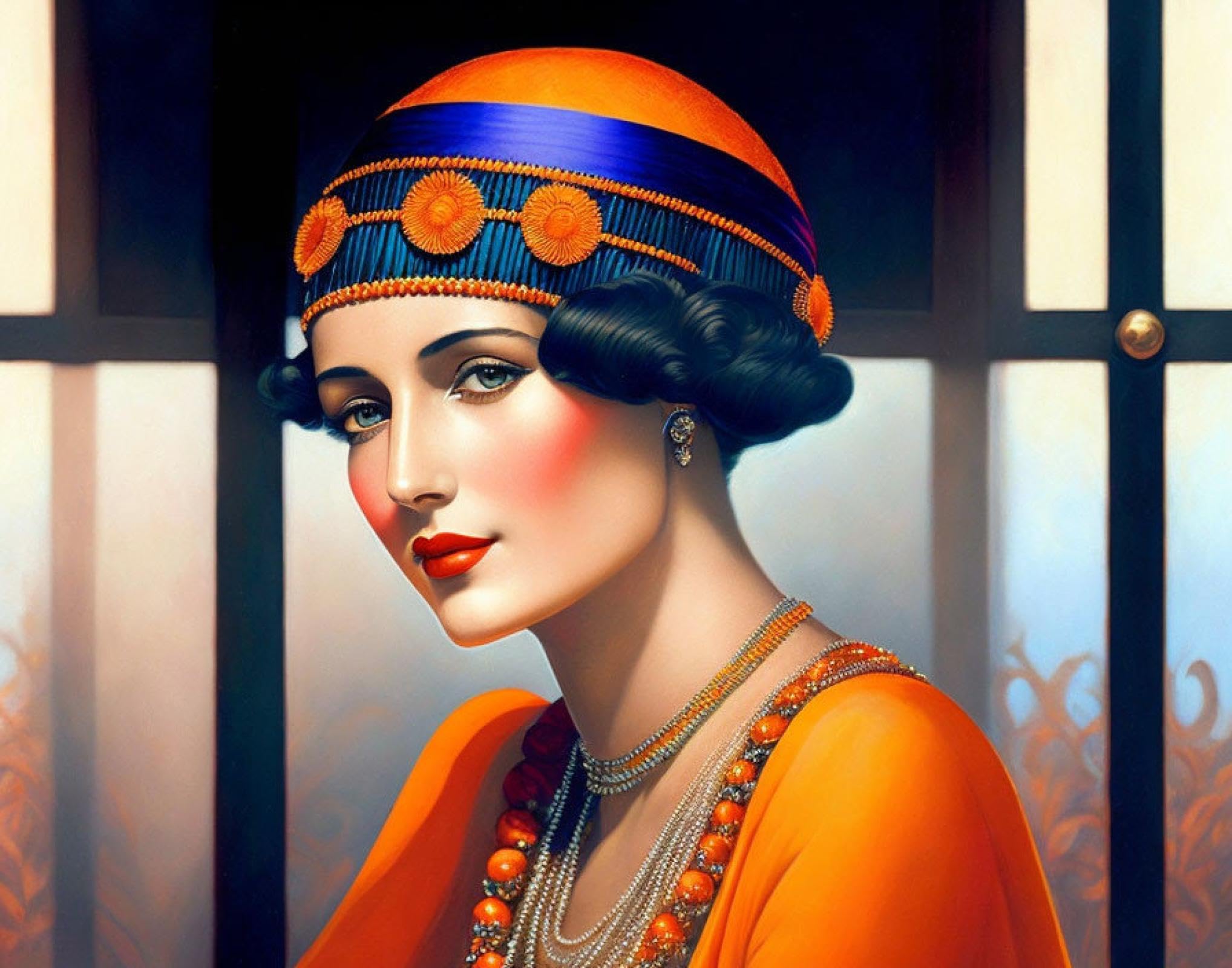 Affiche Flapper sur toile d'art SERENDIPITP 58 x 90 cm
