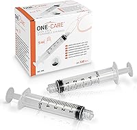 Vista 10 de ONE-CARE Jeringa Luer Lock de 0.0 fl oz, estéril, espacio muerto bajo, jeringas empaquetadas en ampolla 100/bx 1cc