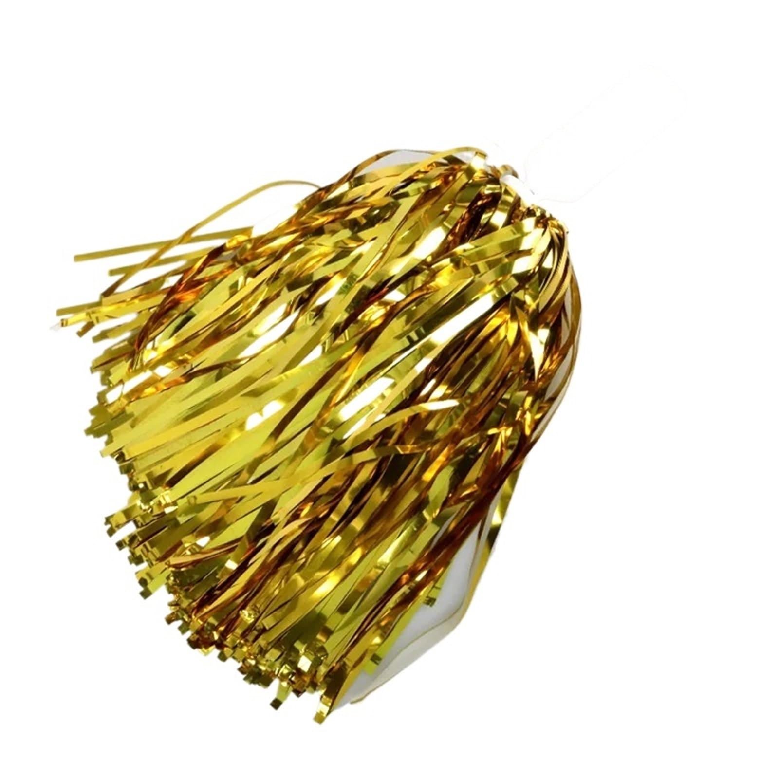 Aiqijohi Color4 Cheerleader Pom Poms Sparkly Cheer Balls With Handles For Cheerleading, Hand Dance