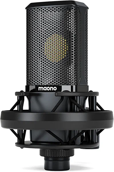 MAONO XLR Condenser Microphone with 34mm Large Diaphragm, Professional Cardioid Studio Mic for Podcasting, Recording, Streaming, Vocals, Voice Over, Music, ASMR(PM500)
