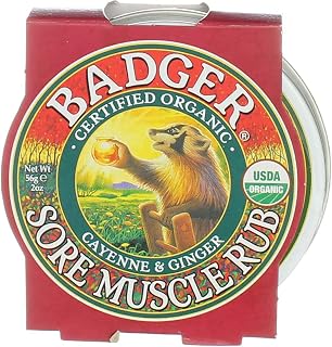 Badger Sore Muscle Rub 2z Size 2z Badger Sore Muscle Rub 2z Tin 2z