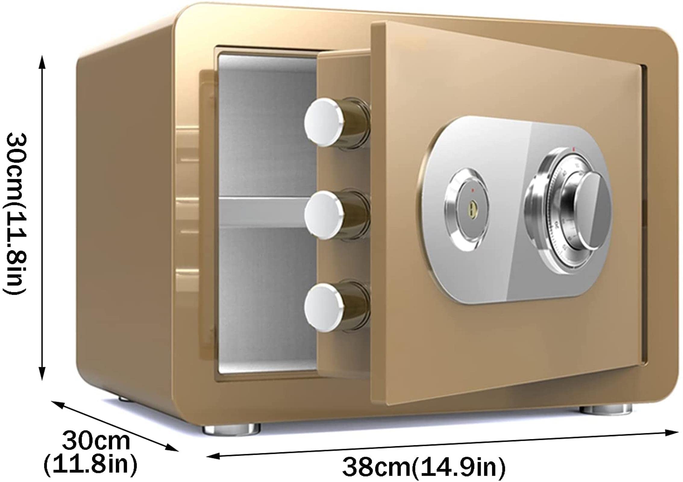 Ognioodporny wodoodporny sejf do domu – Strongbox Steel Security Safe, konstrukcja mechaniczna, małe rozwiązanie do przechowywania w gospodarstwie domowym, ochrona przeciwpożarowa