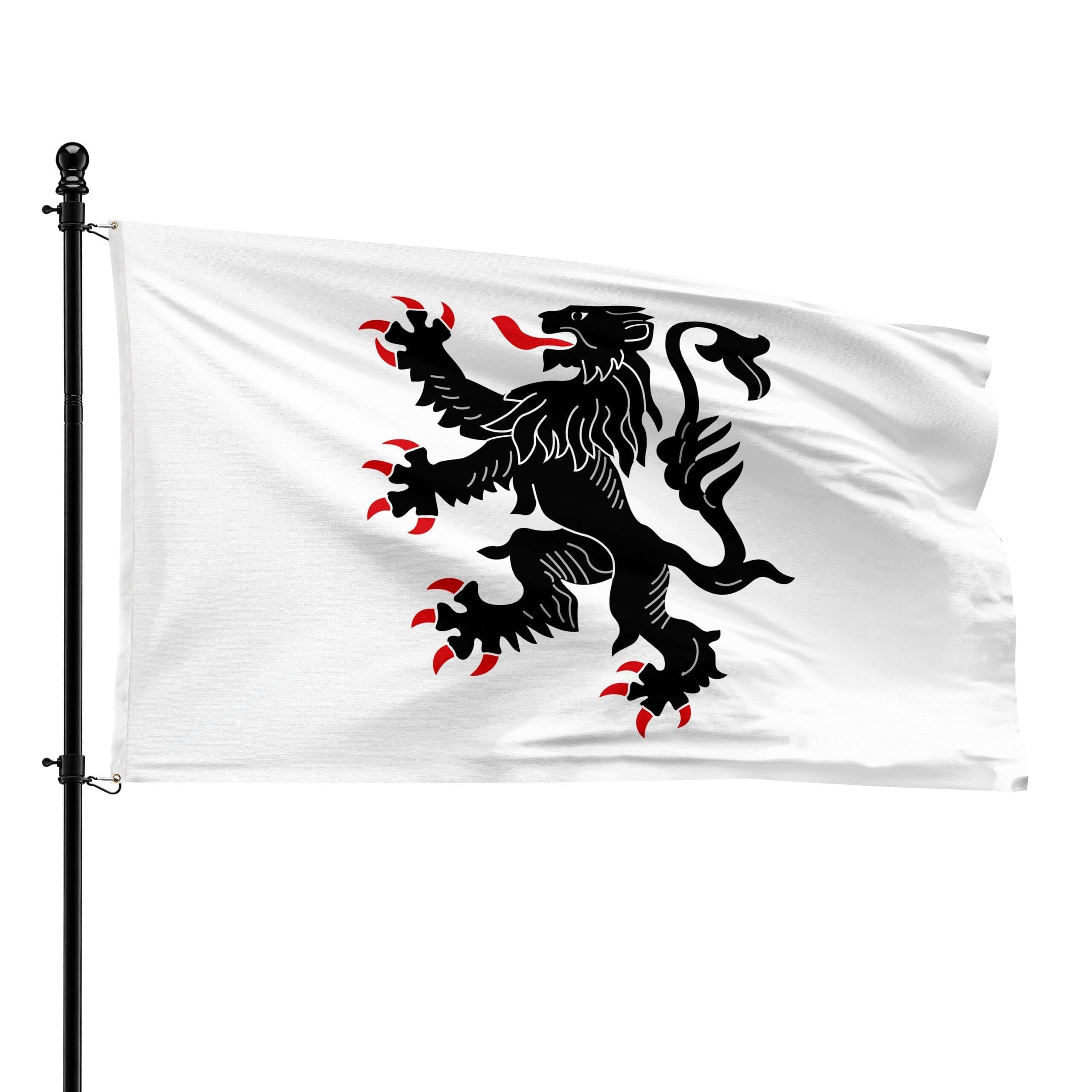 Drapeau Binche de qualité supérieure 90x150 cm avec œillets robustes