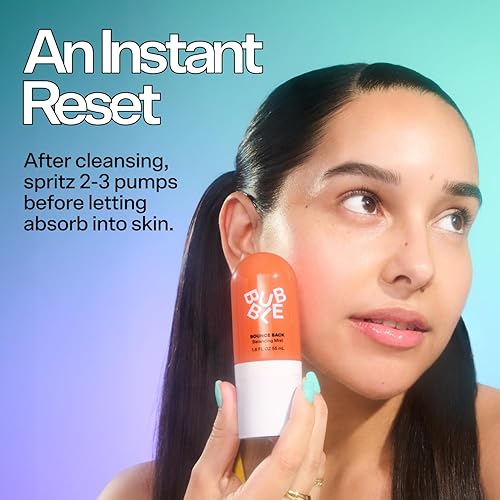 Miniatura 5 de Bubble Skincare Bounce Back - Tónico hidratante para el rostro, equilibrante y minimizador de poros, fabricado con niacinamida + corteza de sauce