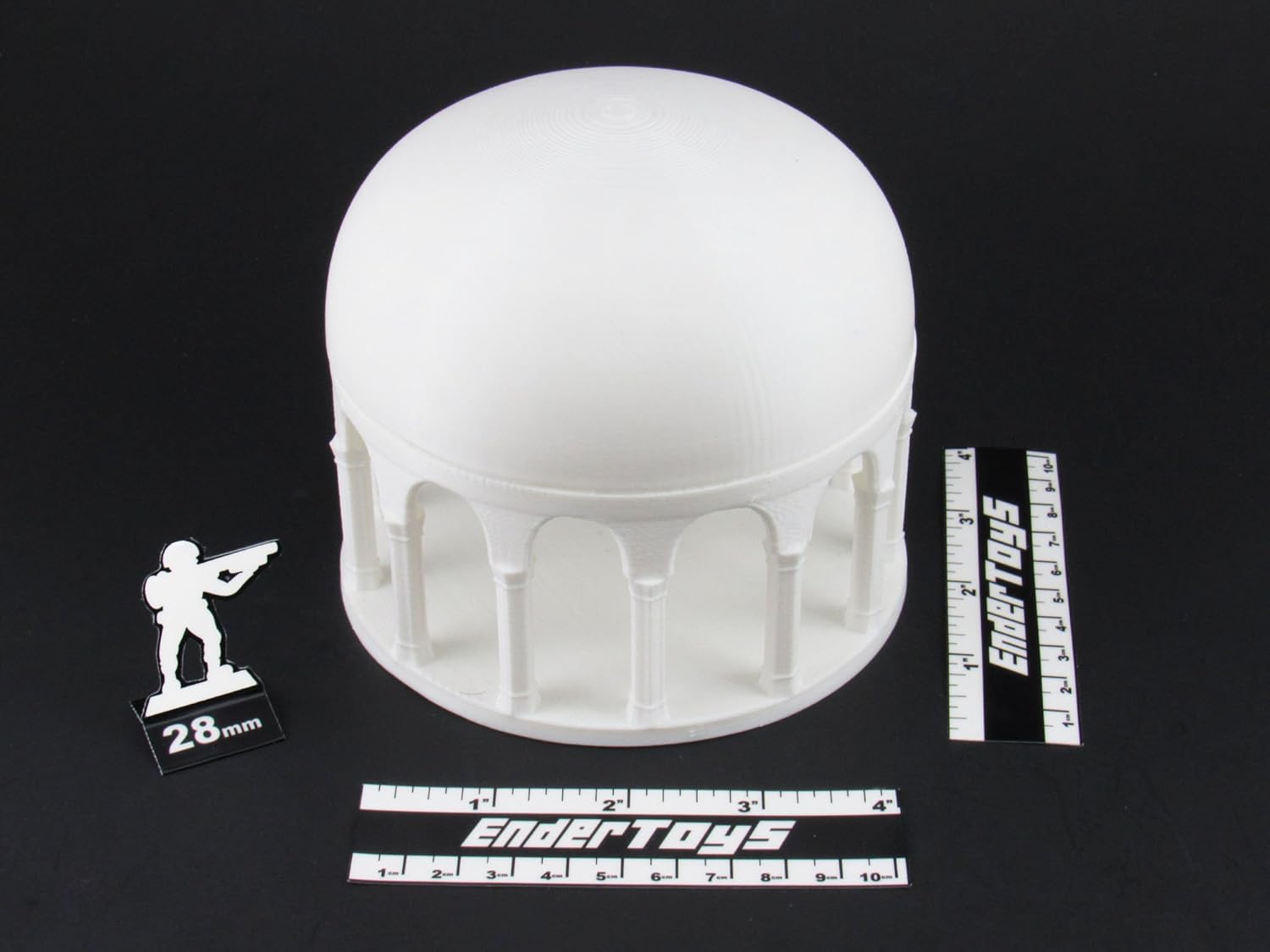 EnderToys Greek Ruined Buildings Bundle, Terrain Scenery for Tabletop 28mm Miniatures Wargame, 3D Printed and Paintable