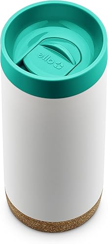 Miniatura 2 de Ello Cole - Botella de agua de acero inoxidable aislada al vacío con tapa deslizante, 16 onzas, gris