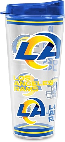 Miniatura 129 de Rico Industries NFL - Vaso de fútbol americano de doble pared, 16 onzas, tapa W