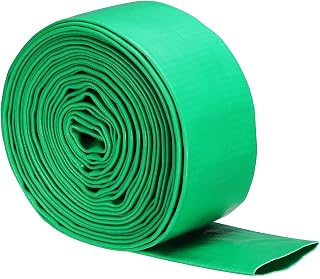 PATIKIL Backwash Hose 65mm Dia 49ft 0.3MPa High Pressure PVC Reinforced Discharge Hose for Swimming Pool