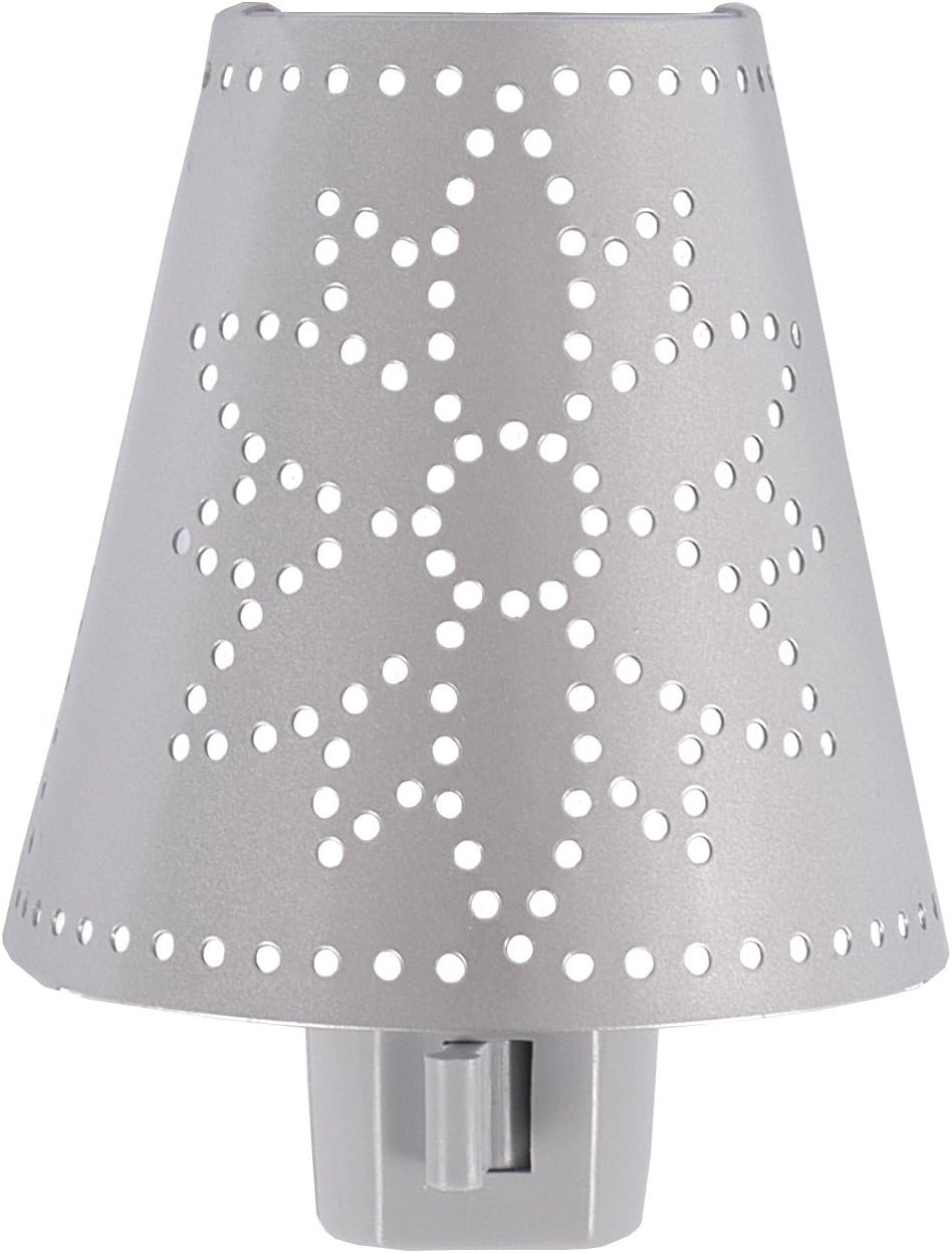 GE Metal Shade With Flower Design Incandescent Night Light 51386