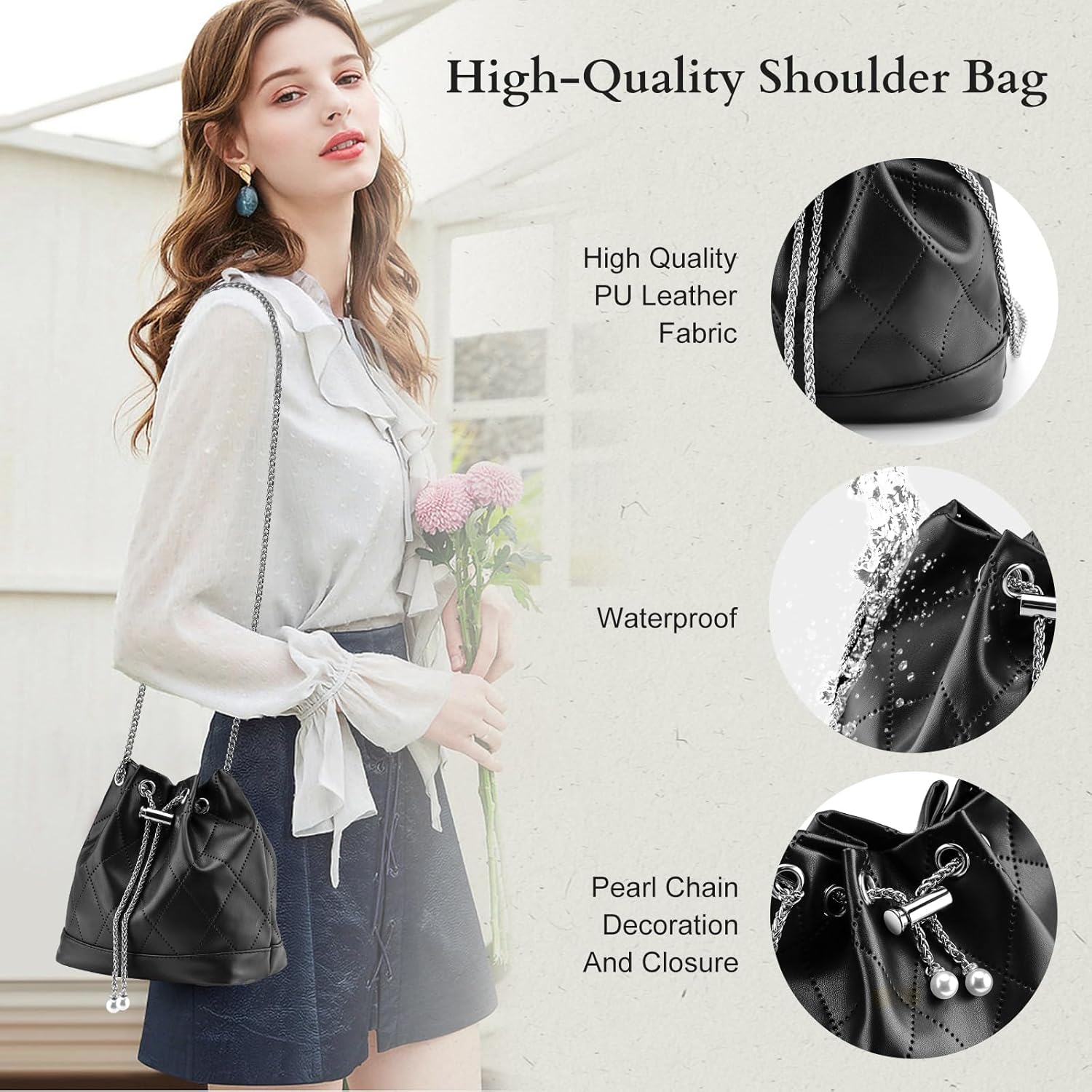 Color Nymph Makeup Kit For Teens, Girls Makeup Set With Cosmetic Bag included 9 Color Eyeshadow Palette Concealer Liquid Blush Eyeliner Lipgloss - #03 - Image 3