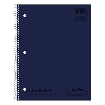 Amazon.com : Earthwise by Oxford 25451 Recycled 1-Subject