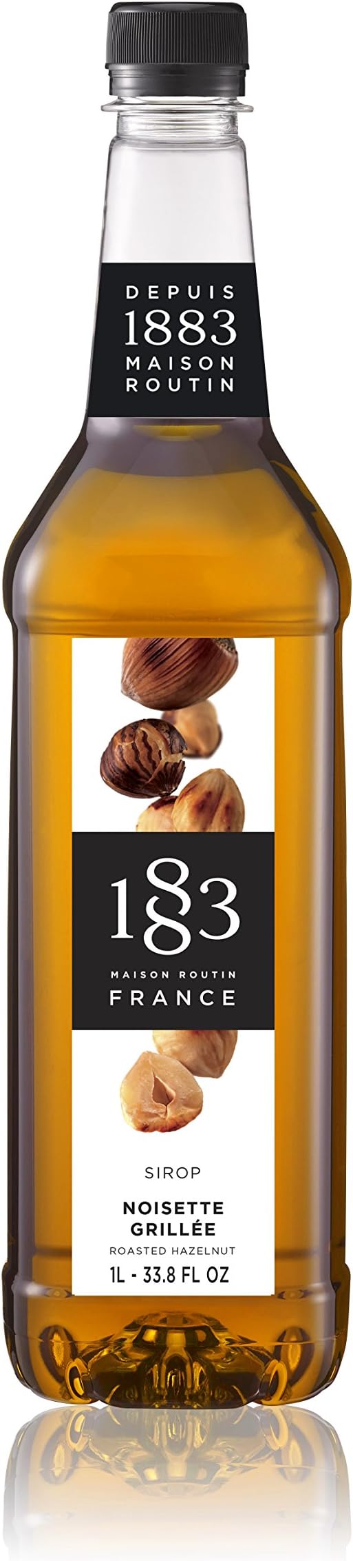 1883 Maison Routin Roasted Hazelnut Syrup 1 Litre & Pump