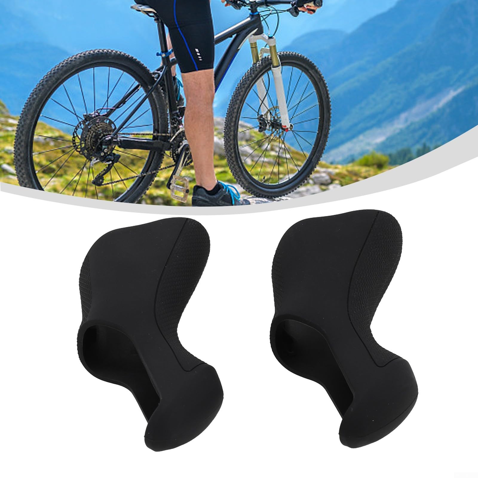 1 paio di coperture per leva del cambio del freno della bici per Y00S98060, per parti del freno Ultegra Di2 ST-6870, materiale in gomma