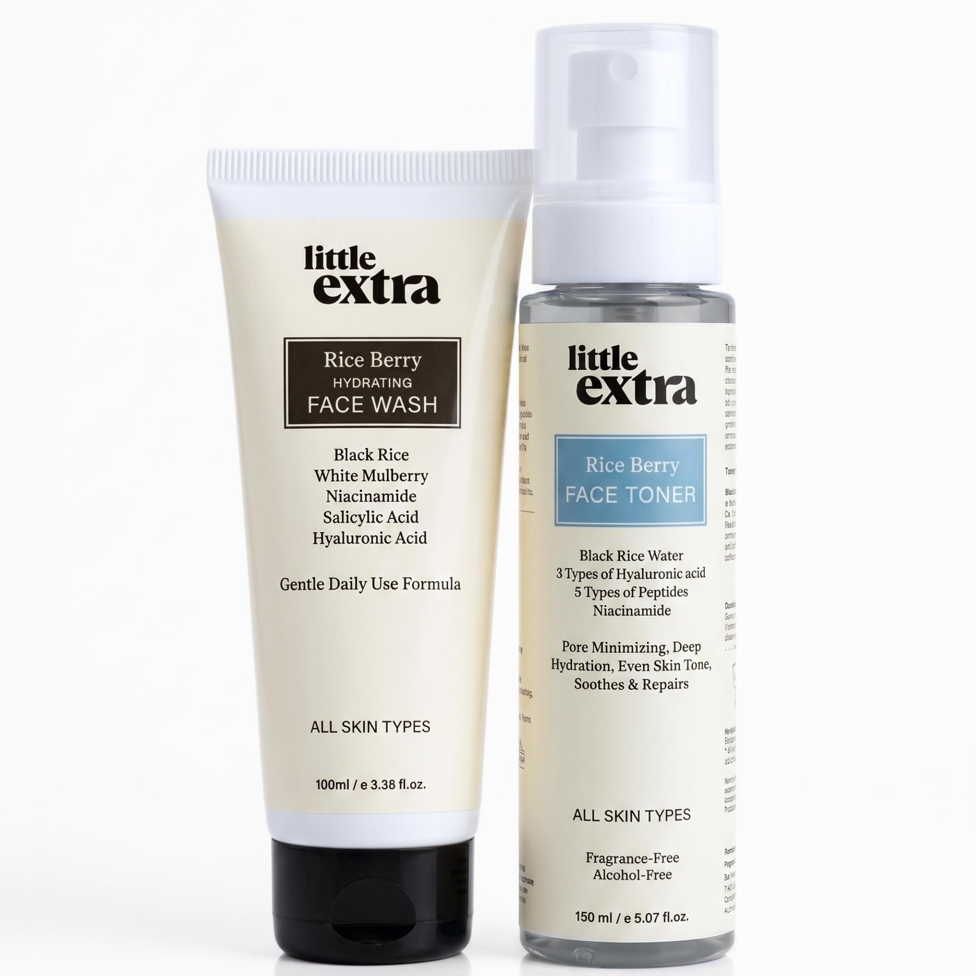 Little Extra Rice Berry Face Wash and Toner Combo for Oil Control