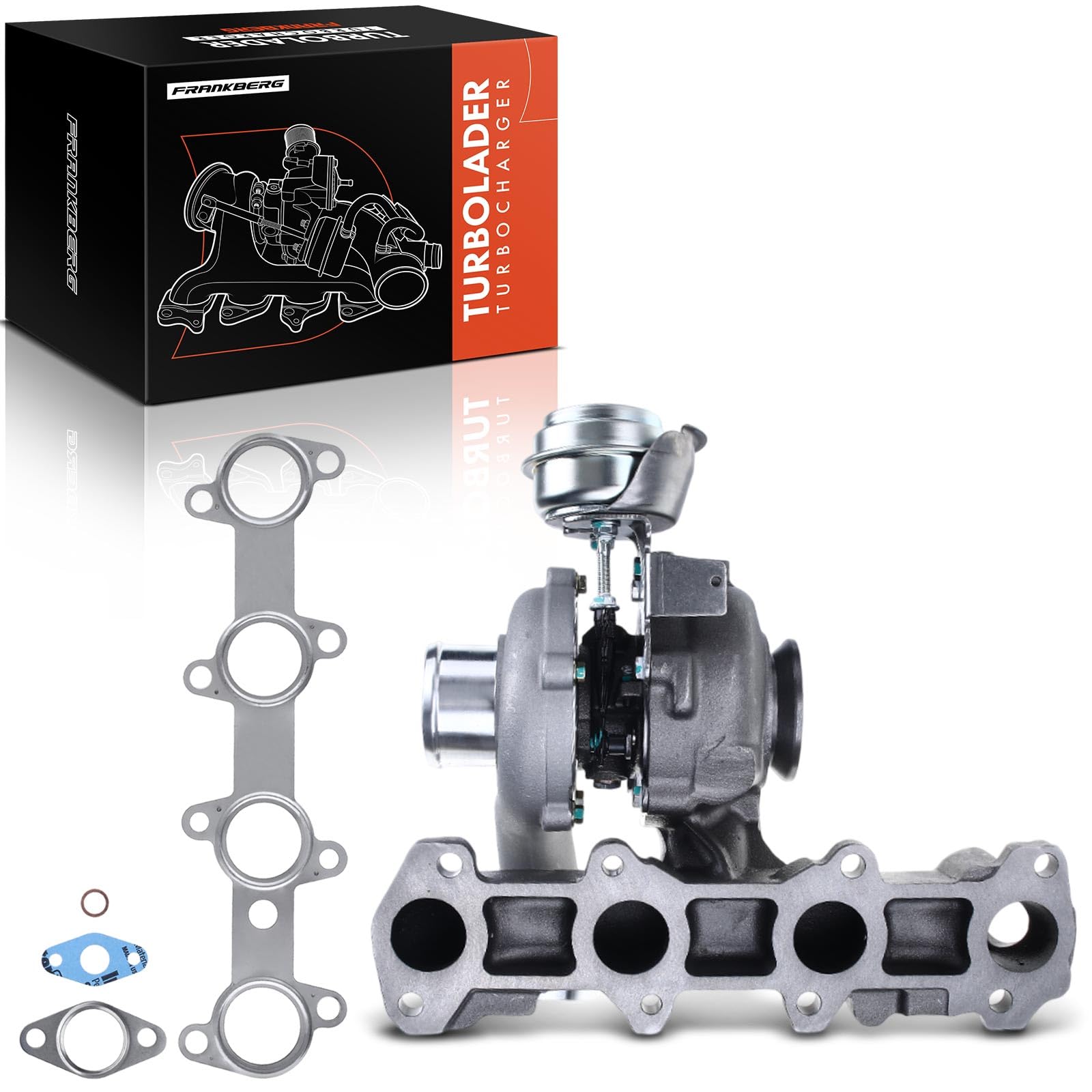 Frankberg Turbocompressore 55196765 | Compatibile con: Astra H A04, 9-3 Cabriolet YS3F, Astra H GTC A04, Croma 194, Zafira/Famiglia Zafira B A05, Vectra C Z02