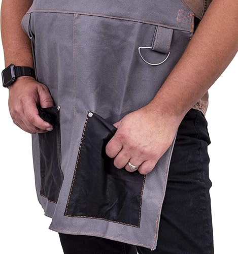 Vista 4 de Oklahoma Joe's® Delantal de fumar premium, gris - 9976646R06
