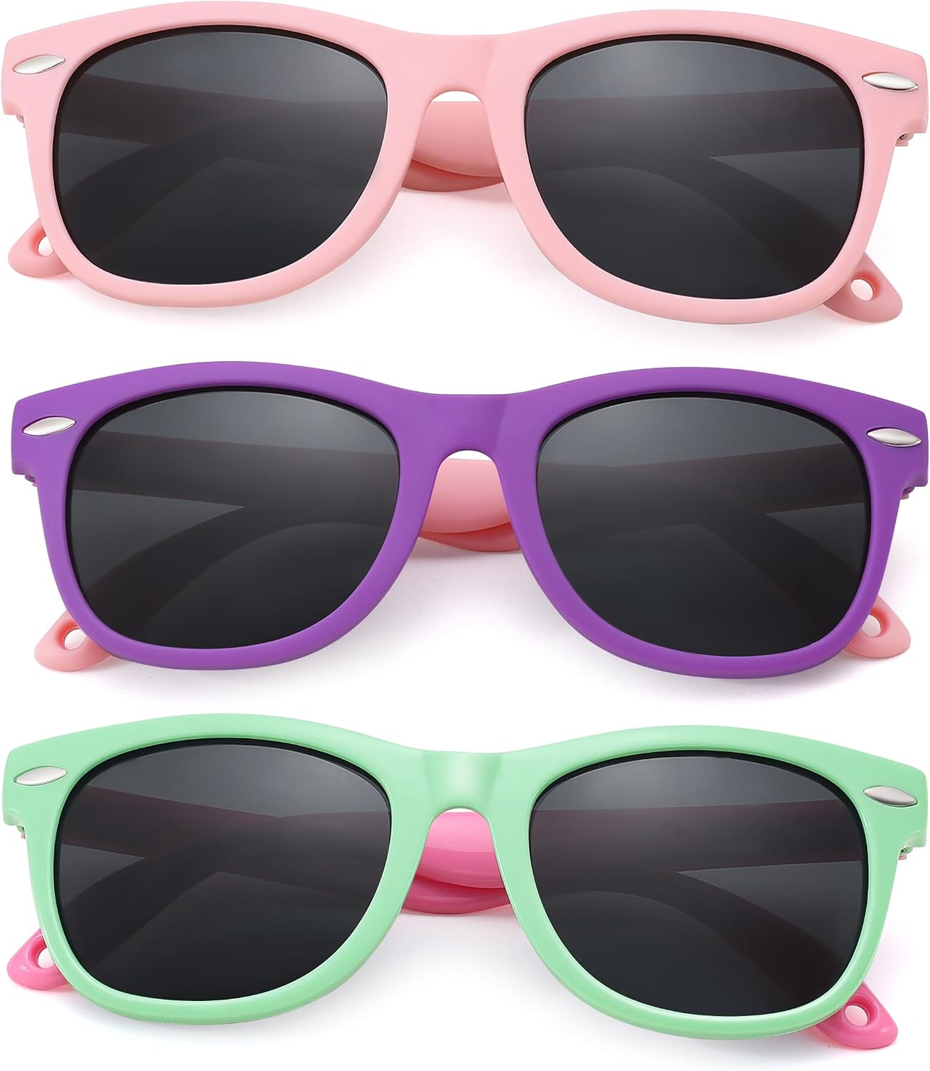 NULOOQ Flexible Polarized Baby Sunglasses with Strap Age 0-24 Months image 5