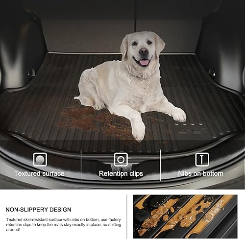 Miniatura 5 de KIWI MASTER Alfombrilla de maletero de carga para Toyota RAV4 2013-2018 Reemplazo OEM PT908-42135 para todo tipo de clima, alfombrillas TPE Slush