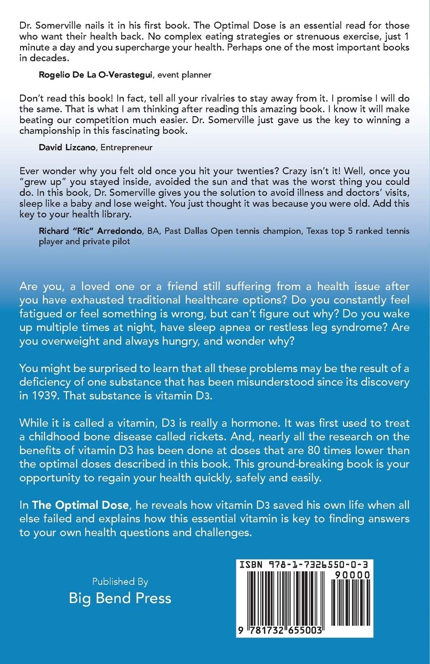 The Optimal Dose: Restore Your Health With the Power of Vitamin D3