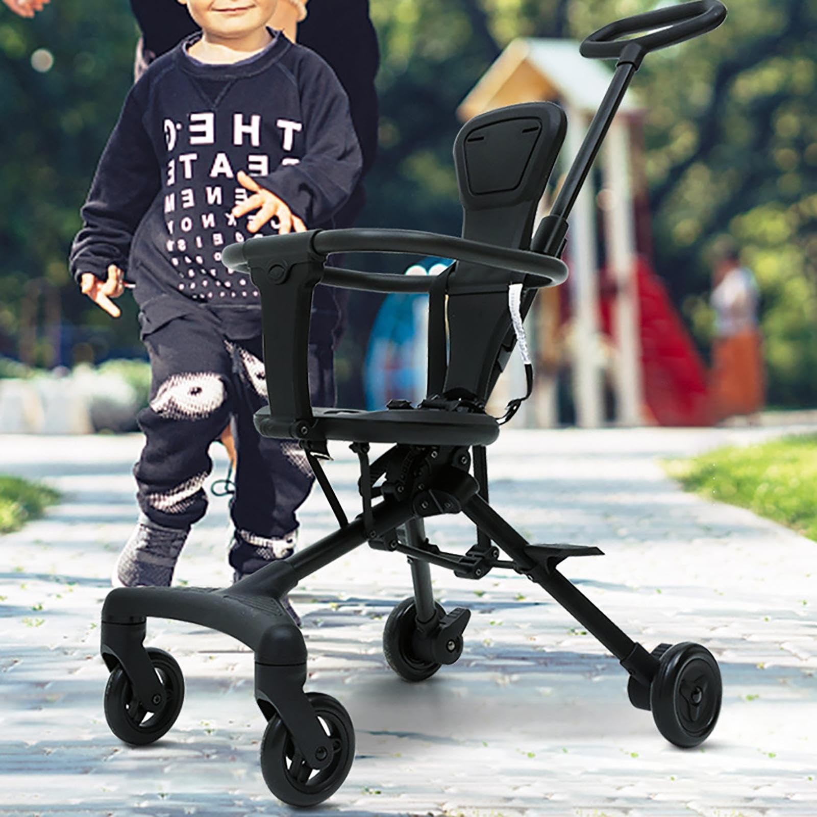 Passeggino Portatile Da Viaggio | Passeggino Reversibile Portatile Leggero | E Confortevole Rotativo A 360 Gradi - Prodotti sicuri per Bambini Per Jogging Parchi Picnic Camminare
