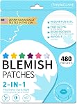 320 PCS Pimple Patch Star 3 Sizes 7 Colors Invisible Ultra Thin Star-shaped Pimple Patches Colorful Hydrocolloid Patch Skin Care for Face