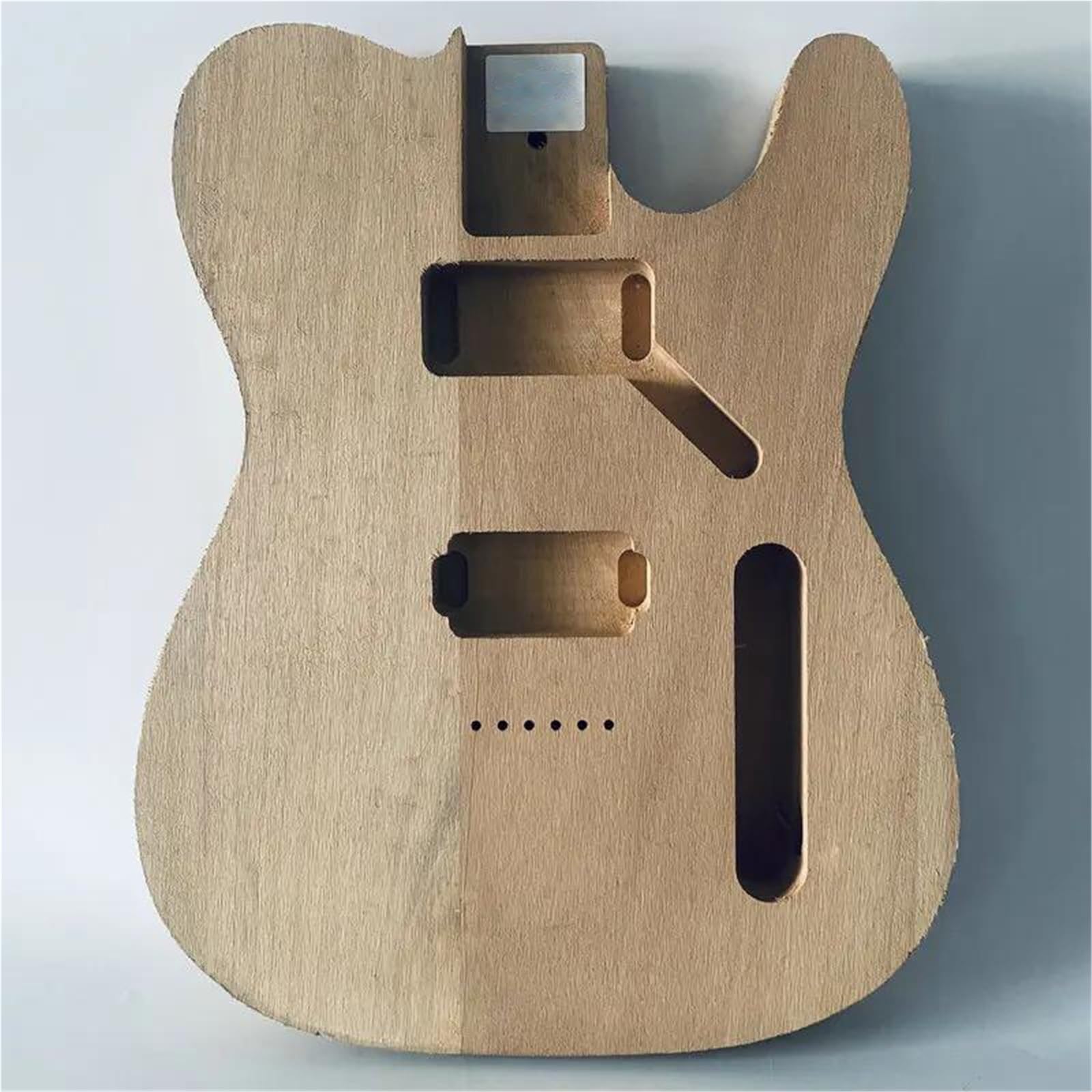 Anfänger Erwachsene Elektrische Gitarre TL Massivholz Körper DIY Austauschbare(JB869)
