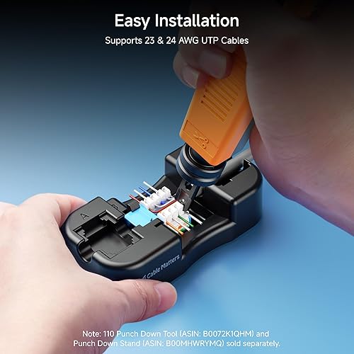 Miniatura 4 de Conecto RJ45 Cat6, Azul Paquete de 10