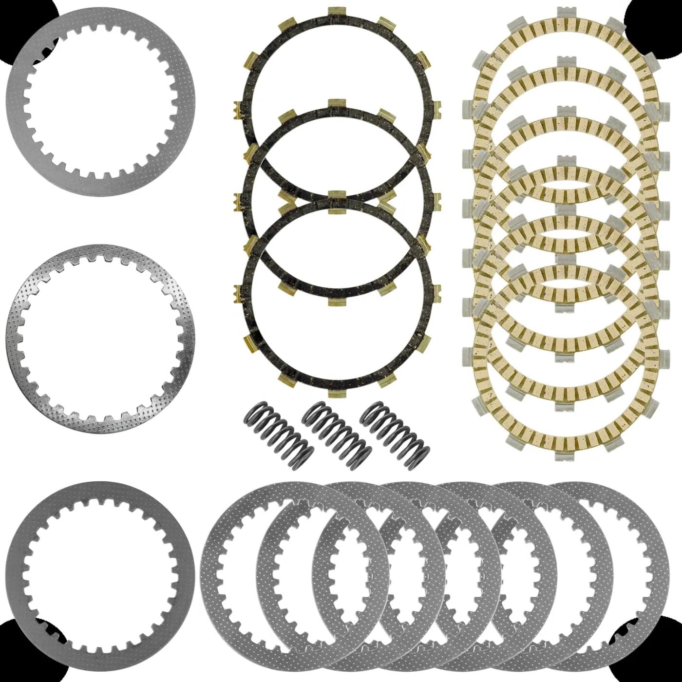 TM NEXDYNAMI MT09 Clutch Friction w/Steel Plates and Springs Kit Compatible with 2021-2024 Yamaha MT-09