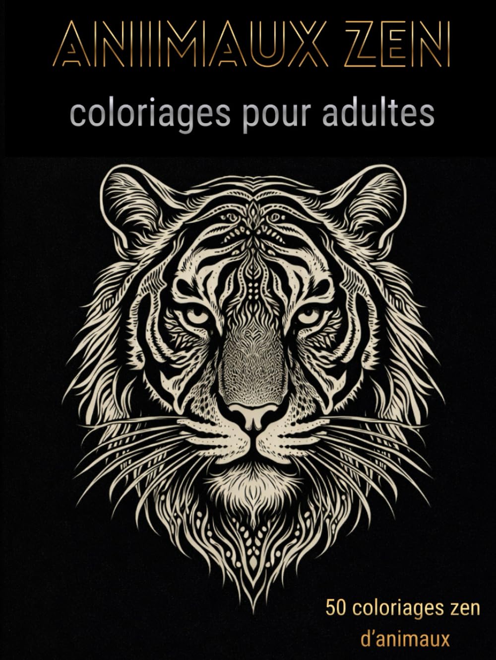 Animaux Zen: Livres de coloriages pour adultes