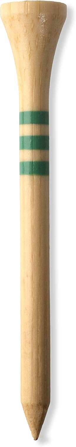 Green Swing Bamboo Golf Tees | Strong Sustainable Biodegradable | 30pcs