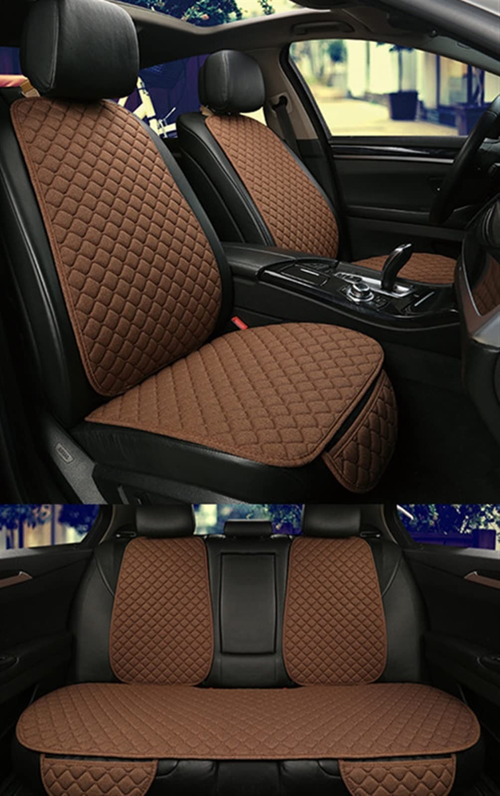 NOHEEU Linen Car Seat Cover Cushion For HYUNDAI I30 I40 Tucson Solaris Sonata Creta Encino Elantra Ix25 Ix35 Kona Accessories Accessories
