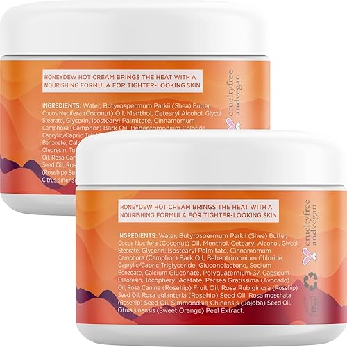 Miniatura 4 de Crema anticelulítica y aceite de masaje, paquete de 2 crema caliente reafirmante para la piel y aceite de celulitis para hombres y mujeres con