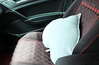 Vista 6 de Cyprinus Carpio Cojín de almohada para el hogar en forma de hoja 3D, almohada lumbar, almohada para el hogar, decoración de 20 x 20 pulgadas (verde)