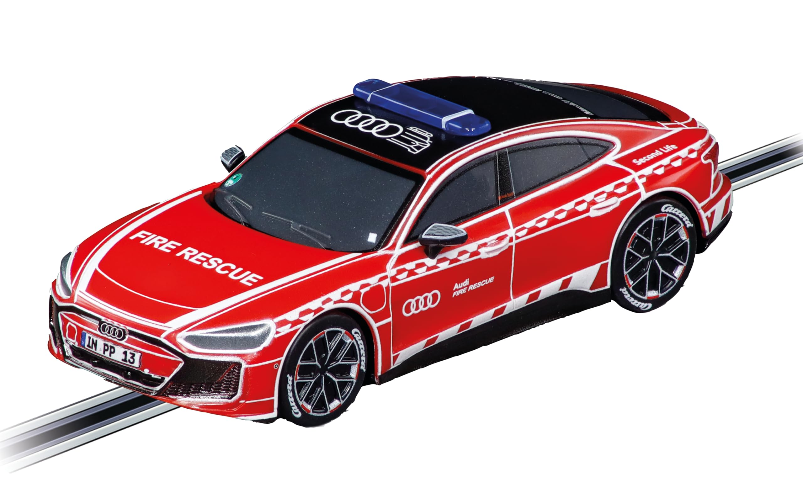 Carrera GO!!! 20064309 Audi e-tron GT - Feuerwehr I 1:43 Scale Slot Car I With Original License I Suitable For Ages 6 Years+ - Image 2