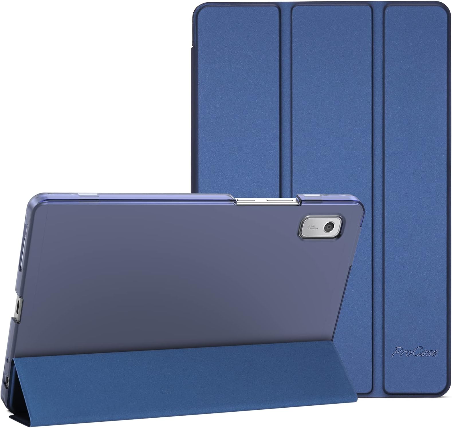 ProCase for Lenovo Tab M9 Case 9 Inch 2023 / Tablet Nook 9" (2024), Slim Stand Hard Back Shell Protective Smart Cover Case for Lenovo Tab M9 9" /Nook 9" -Navy