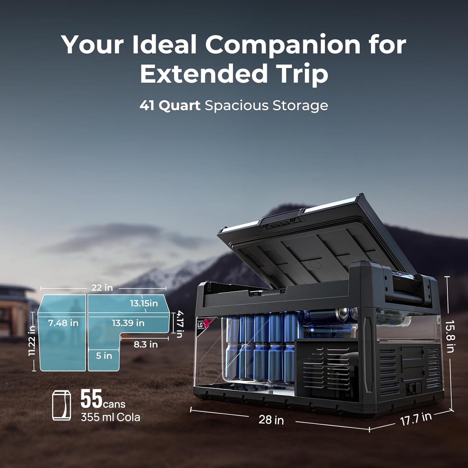 BougeRV Rocky V2.0 Portable Fridge - Image 6