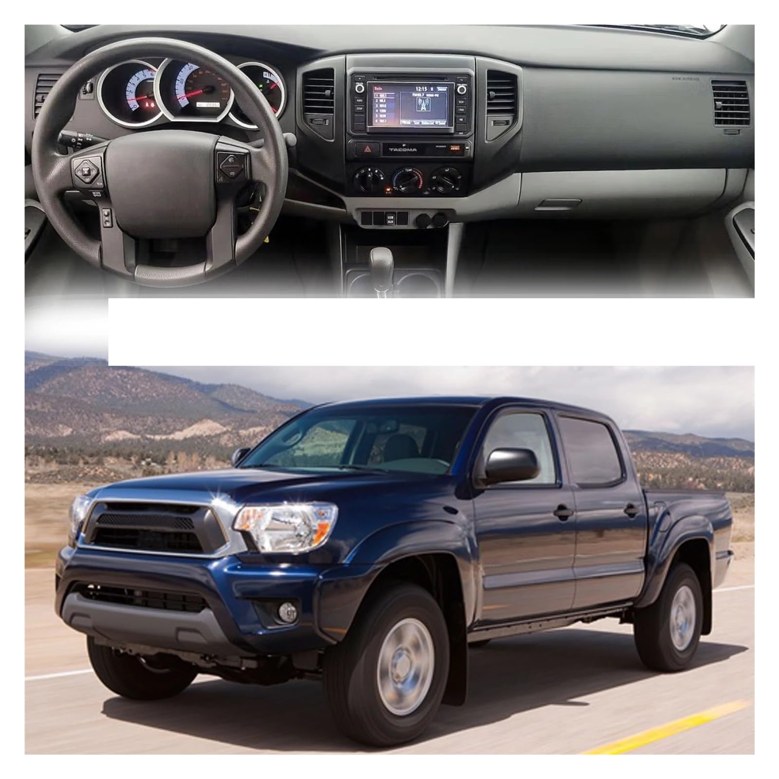 Armaturenbrett-Abdeckmatte Für Toyota Für Tacoma 2005-2015 Dashboard Abdeckung Dashmat Dash Matte Pad Sonnenschutz Bord