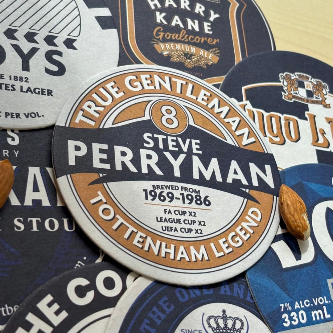 Sous-Verres Tottenham Hotspur FC - Lot De 2 - Support De Verre Officiel