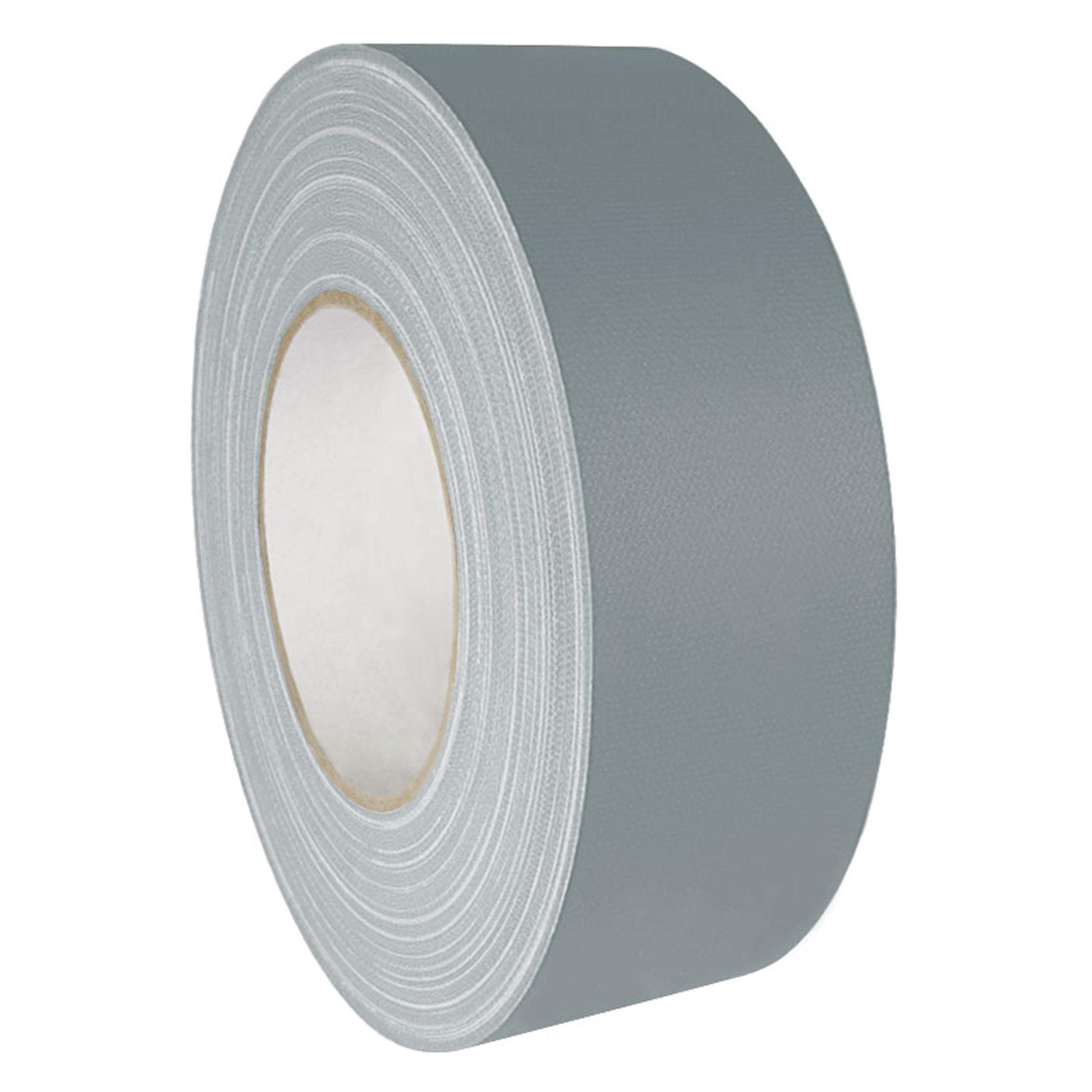 KLEBESHOP24 Premium Gewebeband matt grau 50 mm x 50 m