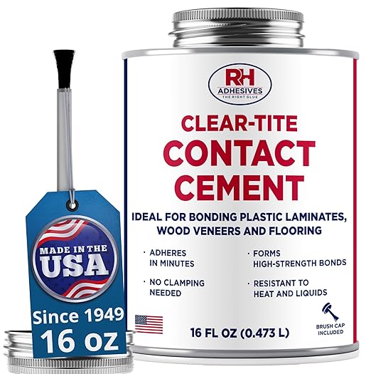 Clear-Tite Contact Cement, 16 oz. can - RH Adhesives